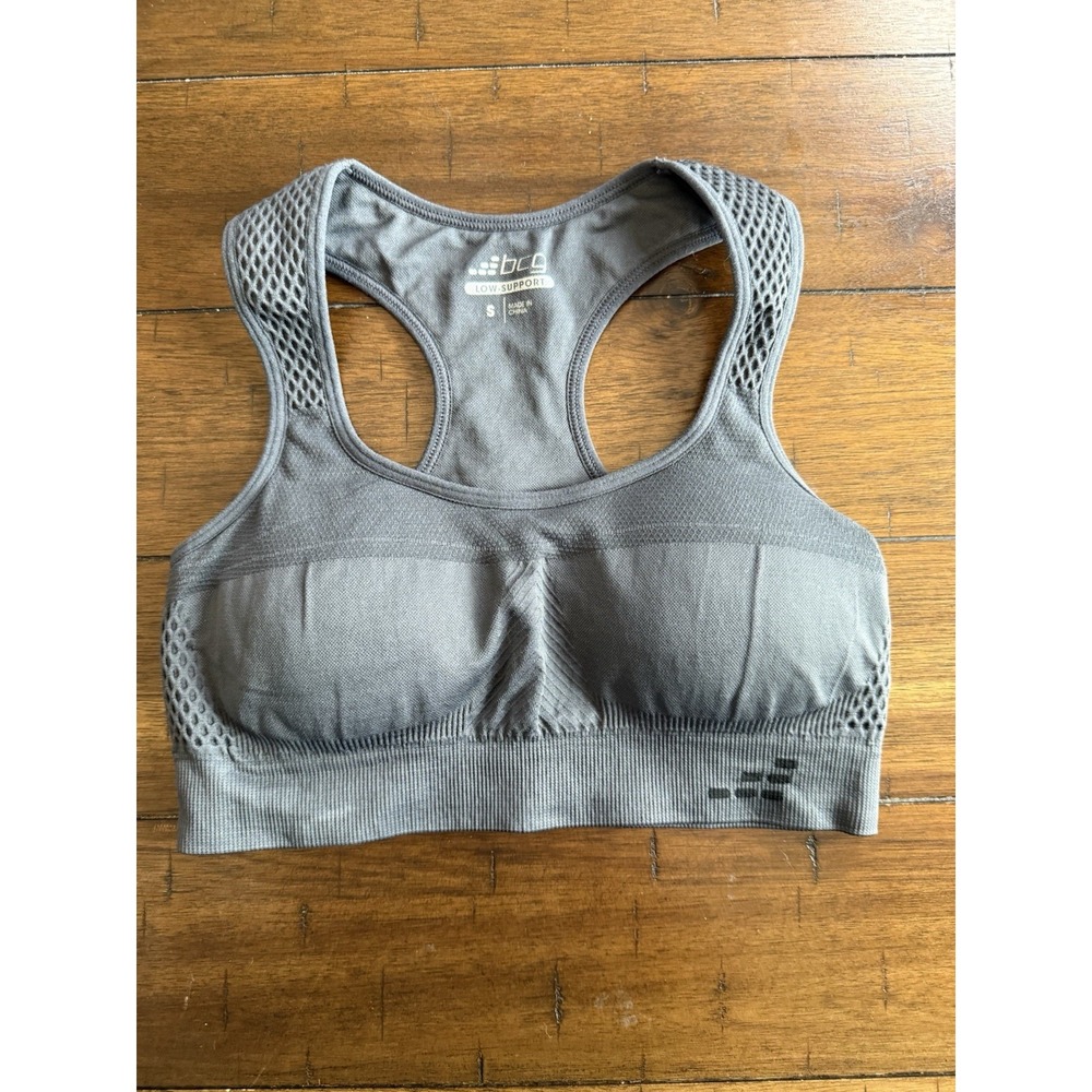 BCG Women's size Small Low Support Gray Sports Training Bra